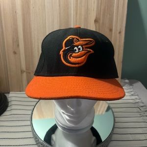 MLB Official On Field Cap New Era 59Fifty Hat Size 7 1/2 Baltimore Orioles
